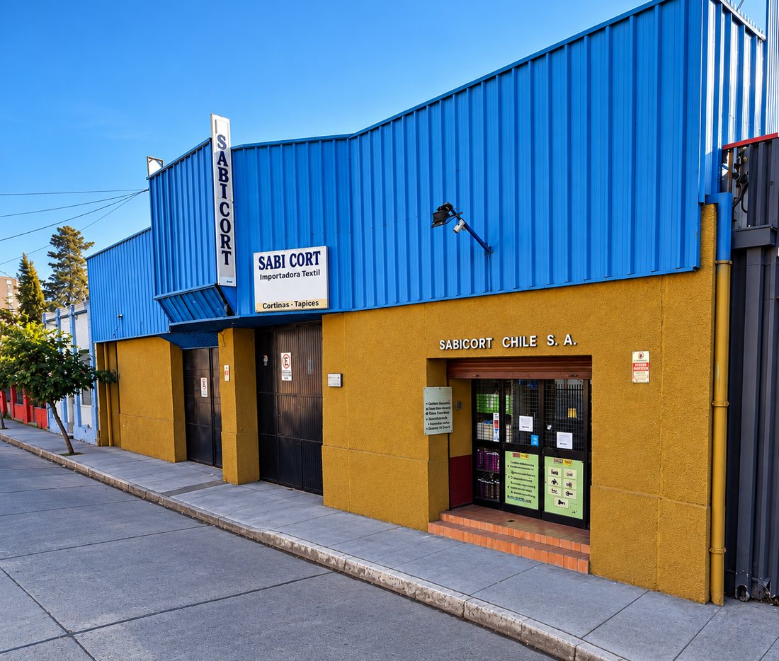 Fachada de Sabicort Chile S.A. en San Miguel