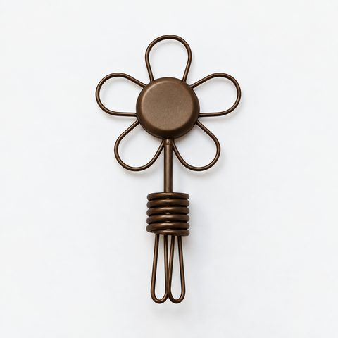 Tope flower bronce 19 mm