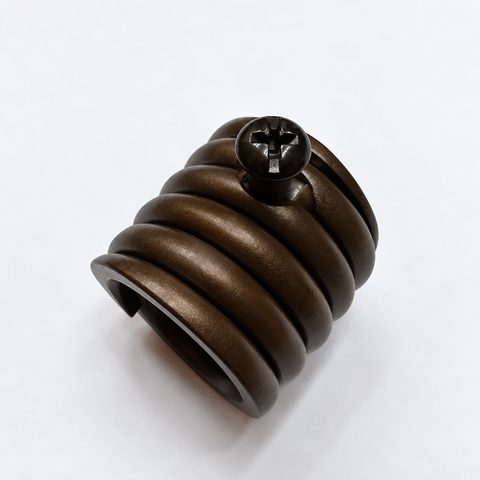 Tope rizado bronce 19 mm