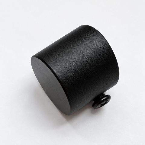 Tope tapa negro 19 mm