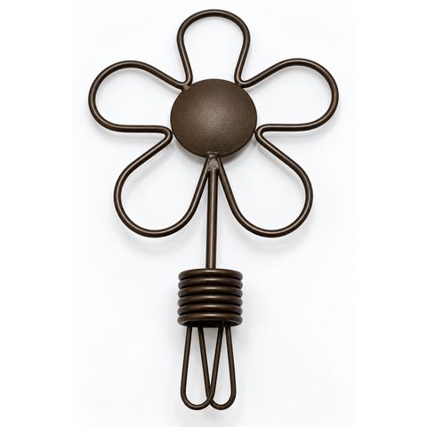 Tope flower bronce 25 mm