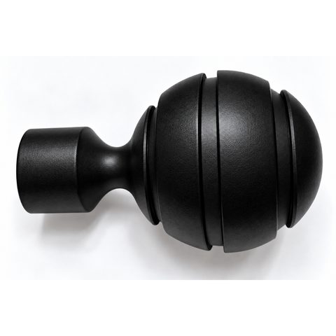 Tope bola negro 25 mm