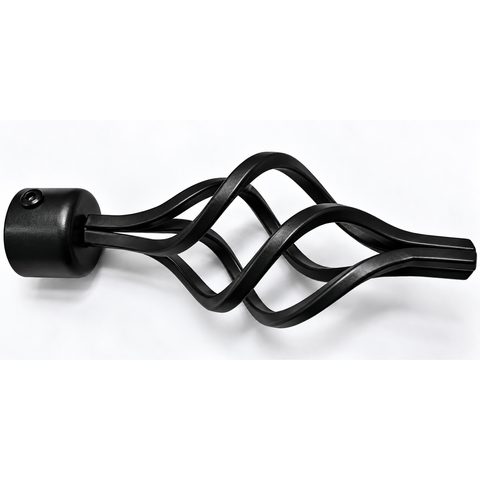 Tope rombo negro 25 mm